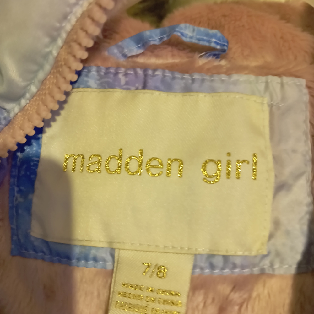 Madden Girl Pink and Blue Jacket(BRAND NEW) 7/8 - Picture 3 of 5